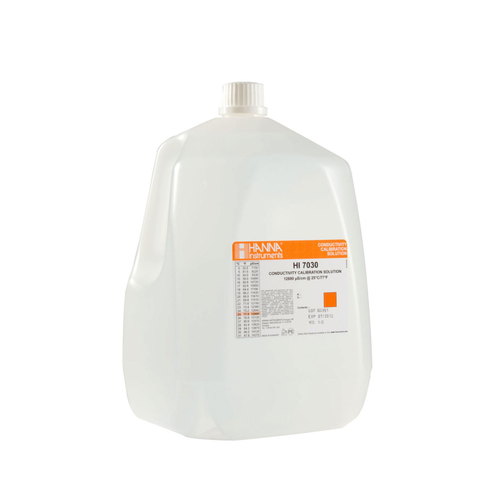 Solutie de calibrare 12880 µS/cm Valoarea EC la 25°C, sticlă de 3,78 L (1 galon) [1]