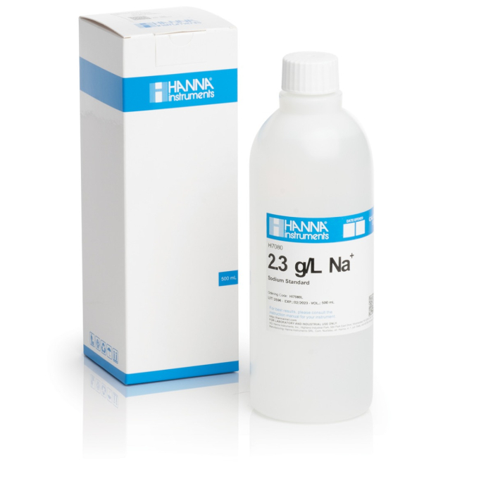 2,3 g/L Soluție standard de sodiu, 500 ml [1]