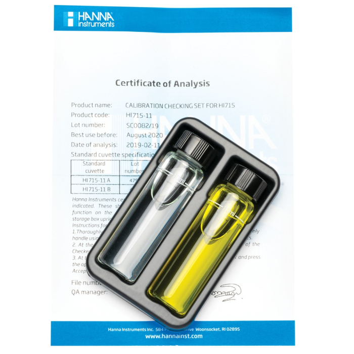 Set de verificare a calibrăriipentru Checker Amoniac Domeniu Mediu [1]