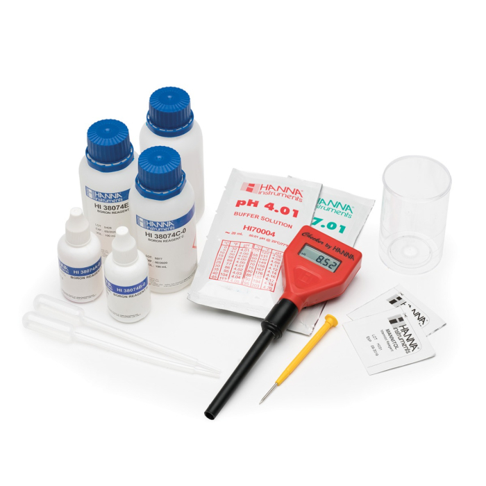 Teste chimice Bor, Interval: (0,0-5,0 mg/L) Metodă: titrare, 100 de teste [1]