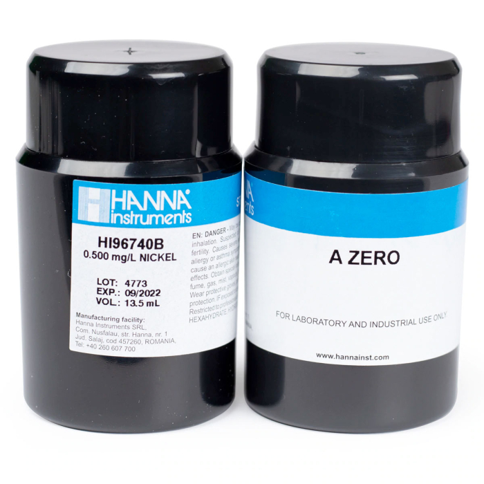 Standarde CAL Check™ pentru nichel LR, 0,0 și 0,500 ppm [1]