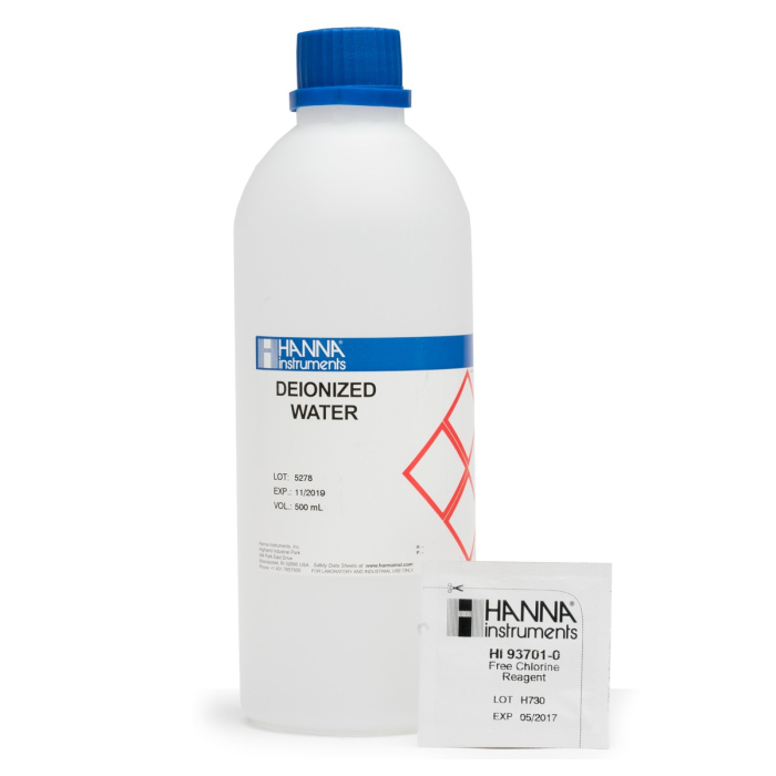 Clor, liber, MR, metoda colorimetrică DPD, kit de reactivi rezerva pentru 100 de teste (clor liber) [1]
