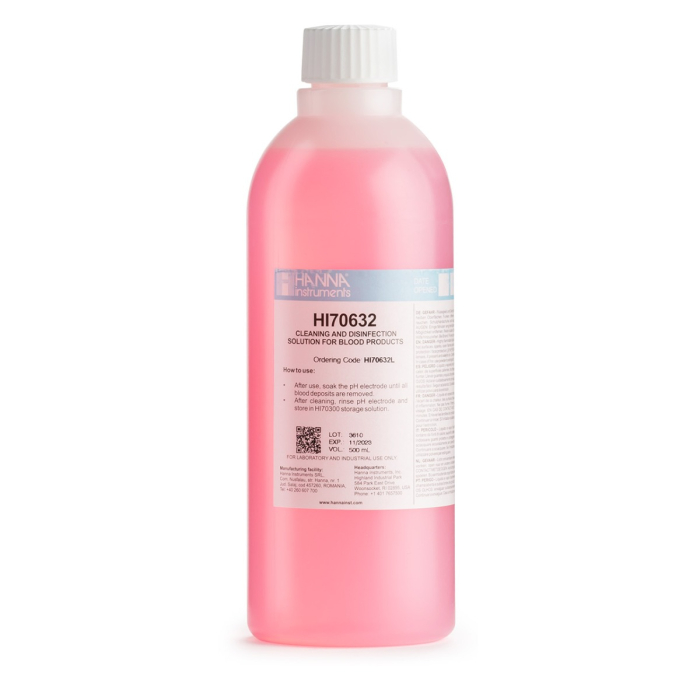Soluție de curățare și dezinfecție pentru produse sanguine, flacon de 500 ml [1]