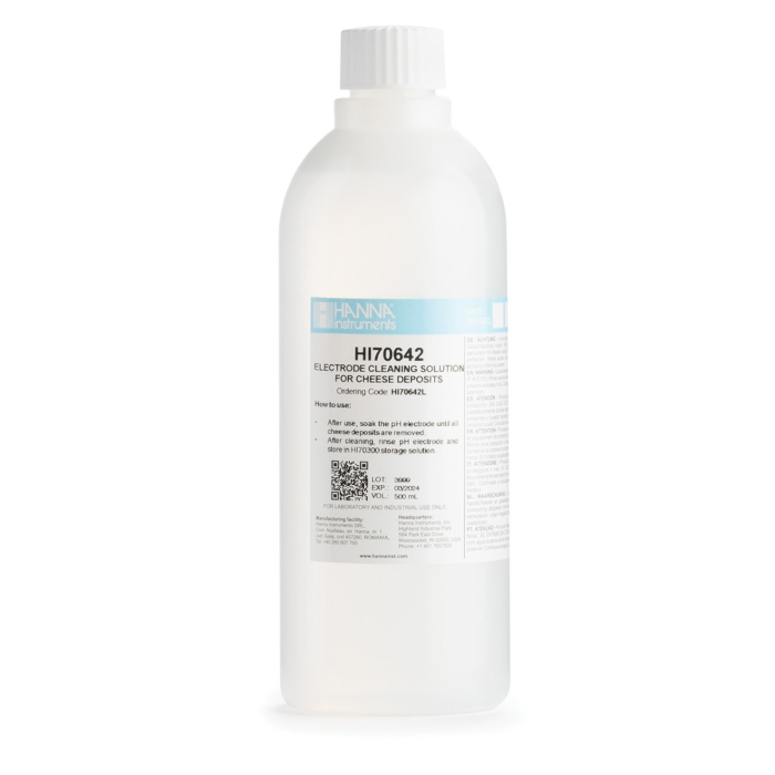 Soluție de curățare electrozi pentru depozitele de brânză (industria alimentară), sticlă de 500 ml [1]