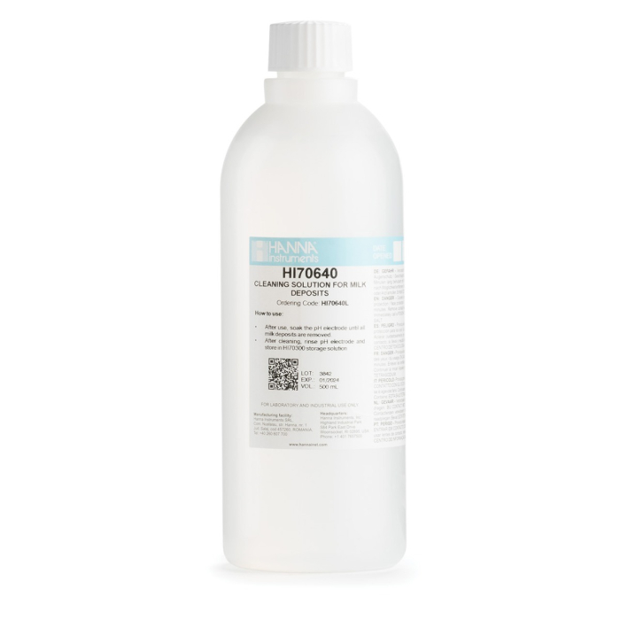 Soluție de curățare electrozi pentru depozitele de lapte (industria alimentară), sticlă de 500 ml [1]