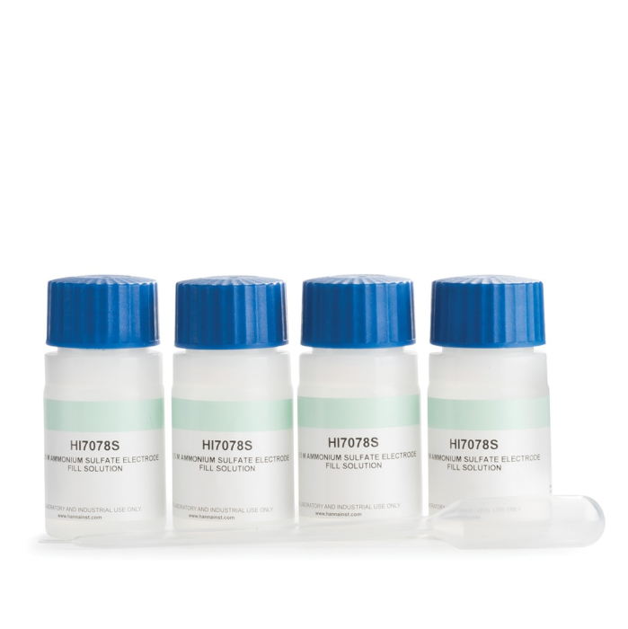 Soluție electrolit, 0,5M (NH₄)₂ SO₄, (4) flacoane de 30 ml [1]