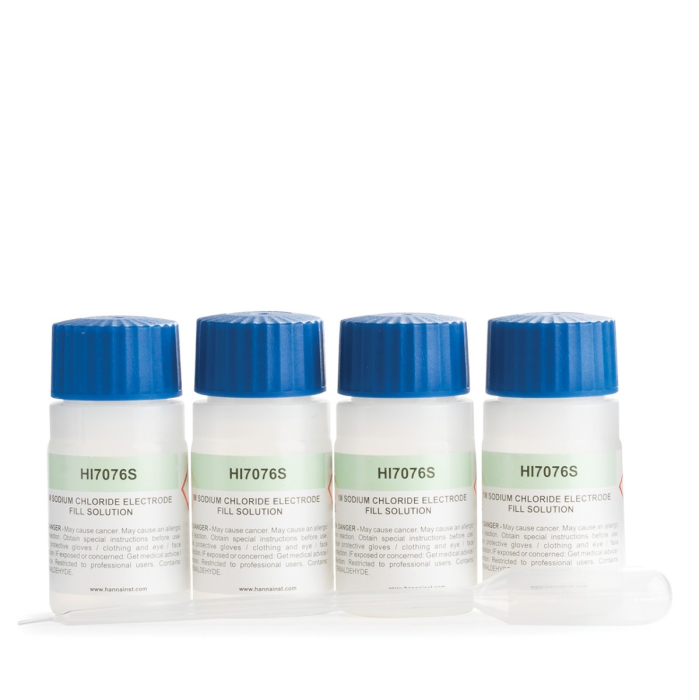 Soluție electrolit, 1 M NaCl, (4) sticle de 30 ml [1]