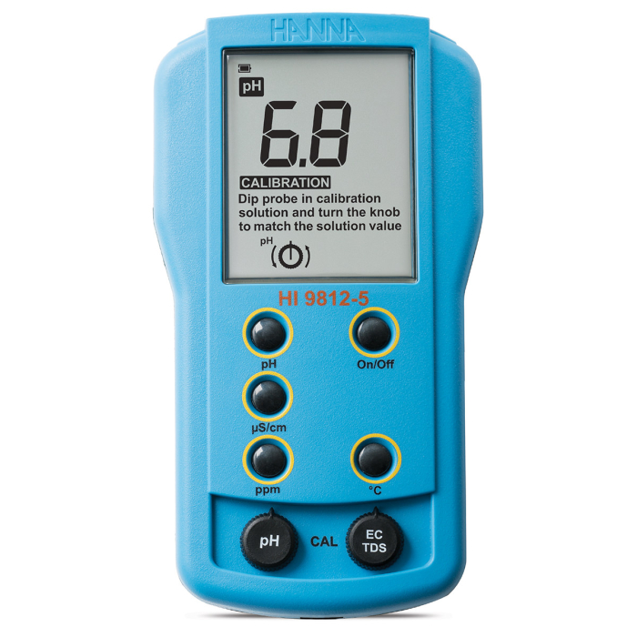 Multiparametru de buget pH/EC/TD/Temperatura, calibrare manuala intr-un singur punct [1]