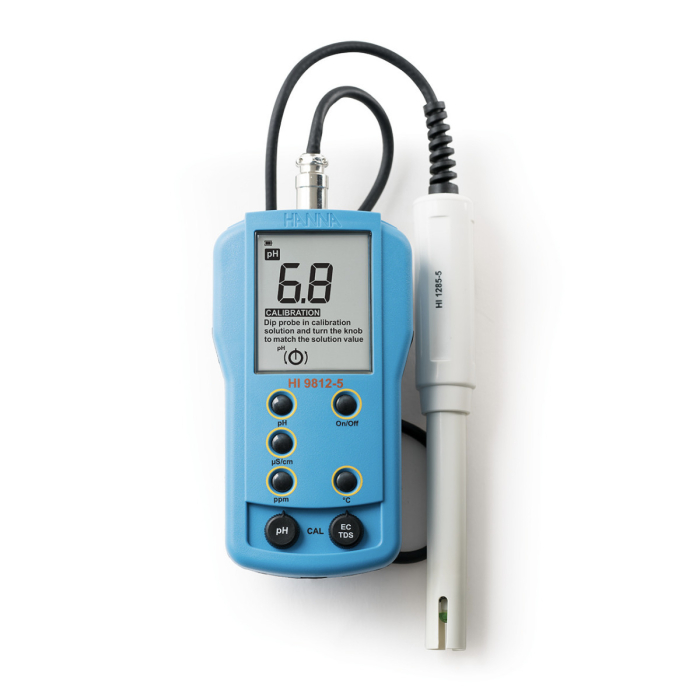 Multiparametru de buget pH/EC/TD/Temperatura, calibrare manuala intr-un singur punct [2]