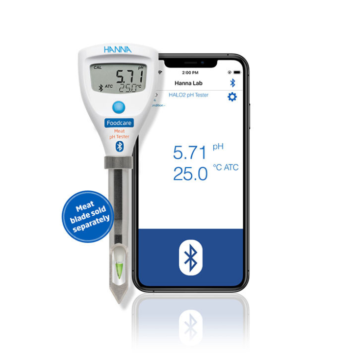 Tester pH pentru carne, Bluetooth, posibilitate adaugare sonda de penetrare din otel [3]