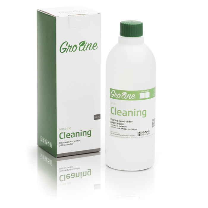 GroLine Soluție de curățare pentru electrozi de pH, cutie, 500 ml [1]