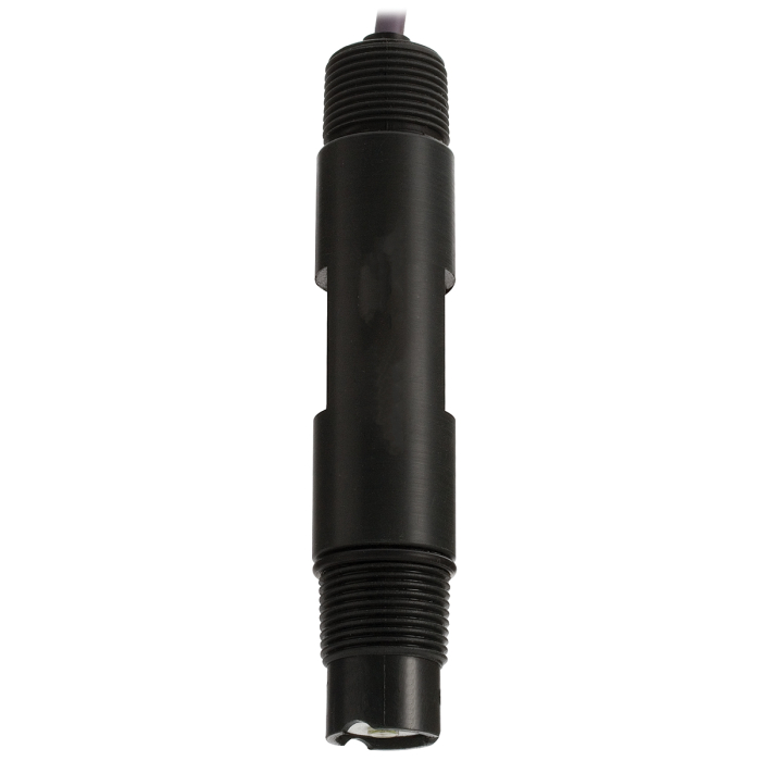 Electrod de pH industrial pentru sonda de acid cu ioni de fluor F-, corp PVDF, PTFE dubla jonctiune, -5 pana la 60 °C, 6 bar, BNC 5m,PT100 [1]