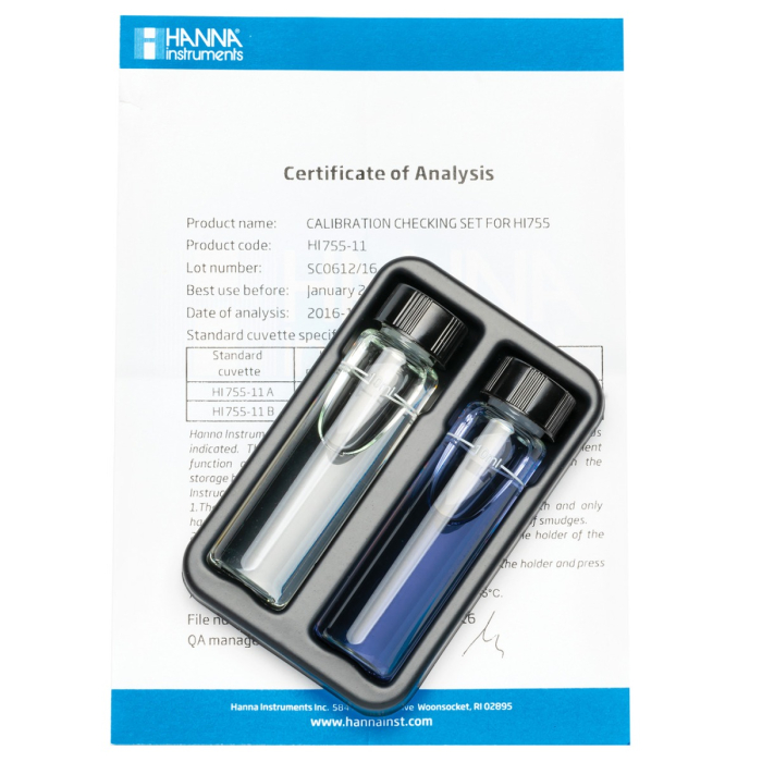 Set de verificare a calibrării HC pentru checker Alcalinitate Marina [1]