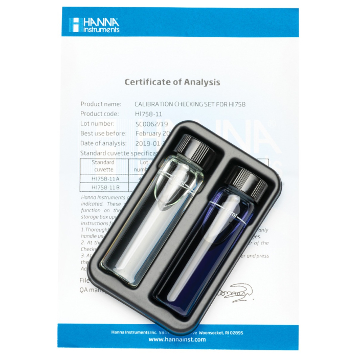 Set de verificare a calibrării pentru Checker Calciu Marin [1]