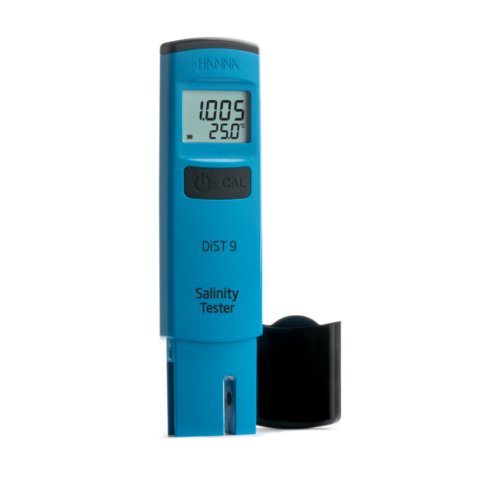 Tester salinitate, domeniu de la 0 la 70 g/L [1]