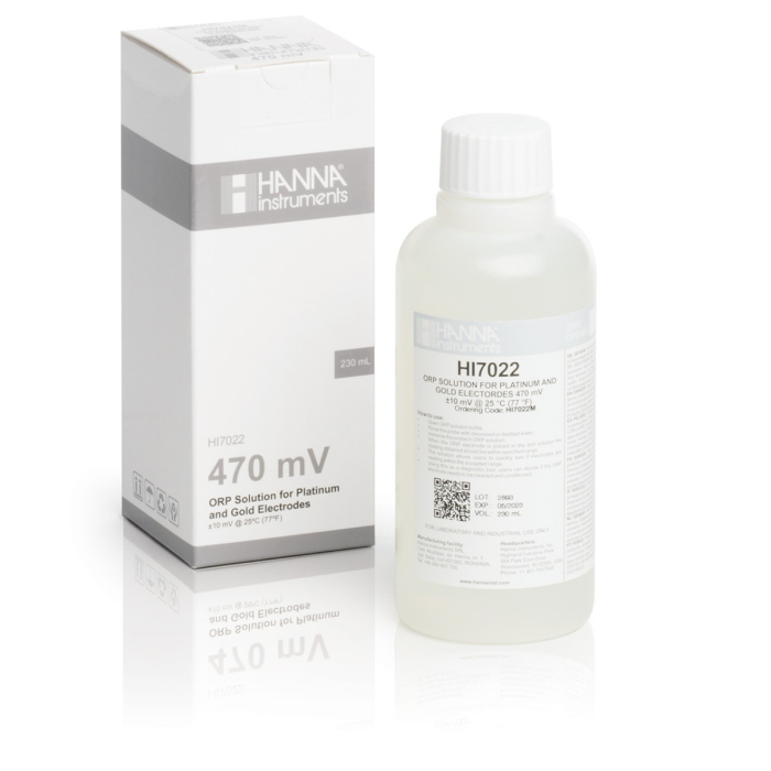 Soluție de testare ORP @470 mV (@20°C), 230 mL [1]