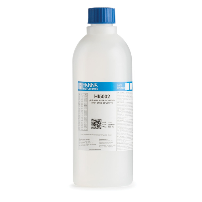 pH 2.00 @ 25°C Tampon de calibrare tehnică, 1 L [1]