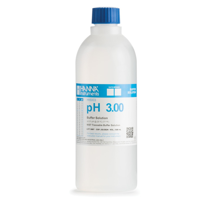 pH 3.00 @ 25°C Tampon de calibrare tehnică, 500 mL [1]