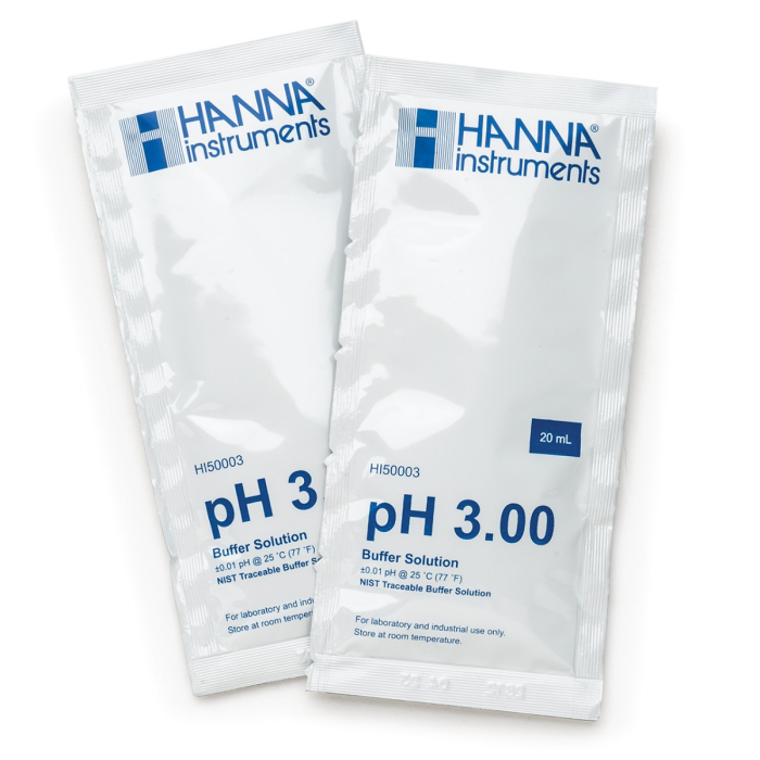 pH 3.00 @ 25°C Plic tampon de calibrare tehnică, (25 x 20mL) [1]