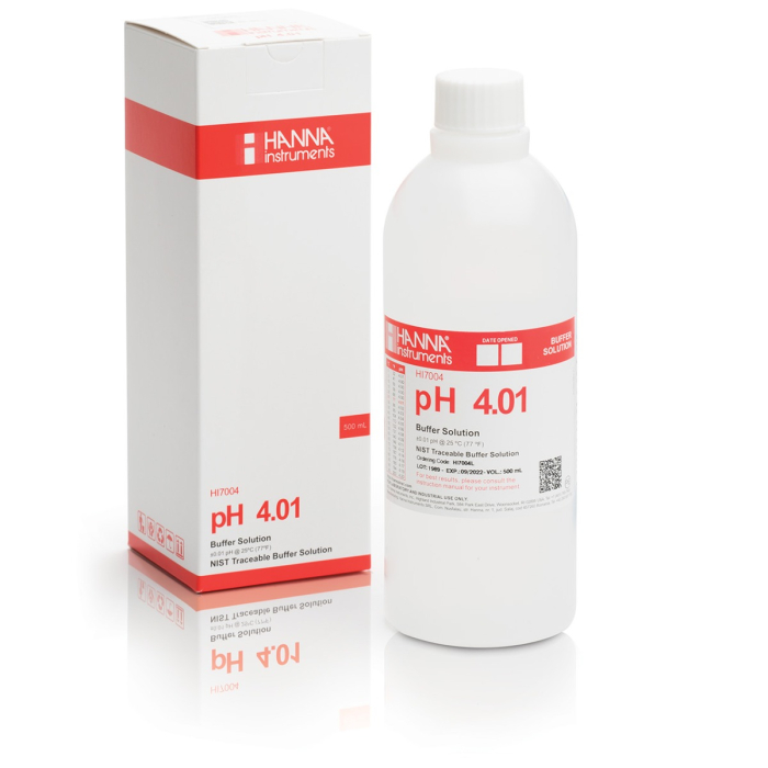 Soluție de calibrare pH 4,01 la 25°C , flacon de 500 ml [1]