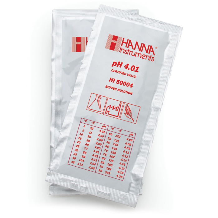 pH 4.01 @ 25°C Plic tampon de calibrare tehnică, (25 x 20mL) [1]