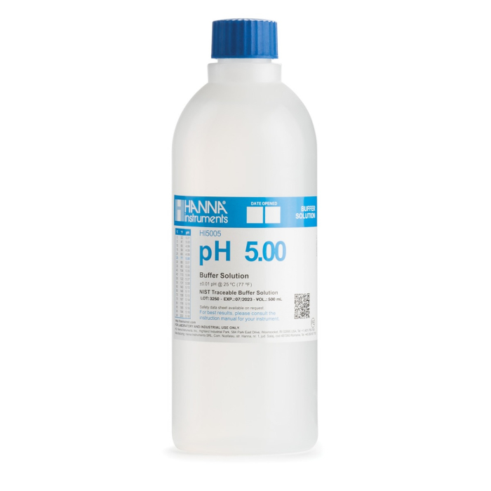 pH 5.00 @ 25°C Tampon de calibrare tehnică, 1 L [1]