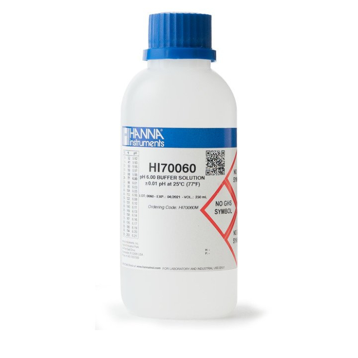 pH 6.00 @ 25°C Tampon de calibrare, sticlă de 230 mL [1]