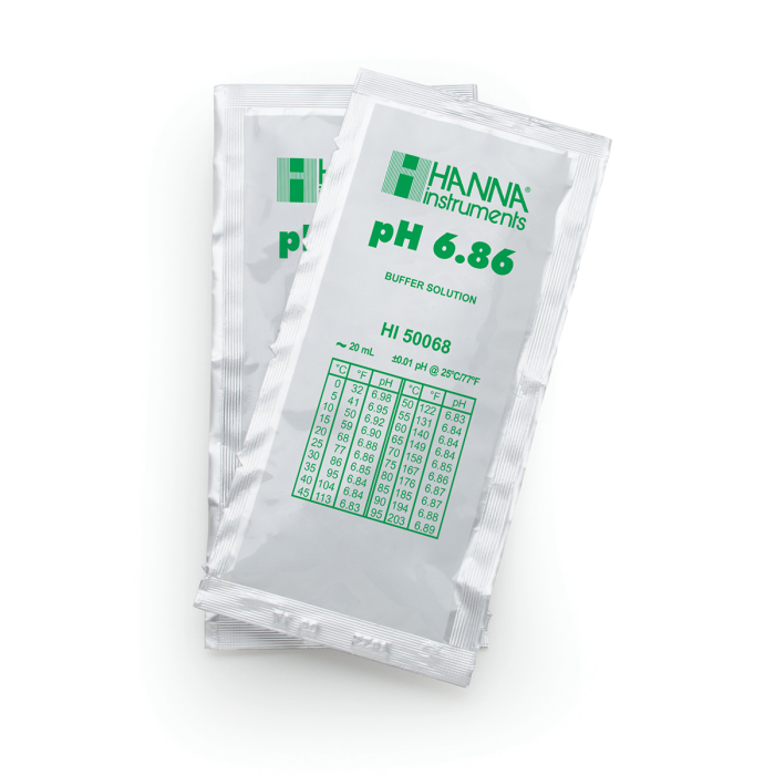 pH 6.86 @ 25°C Plic tampon de calibrare tehnică, (25 x 20mL) [1]