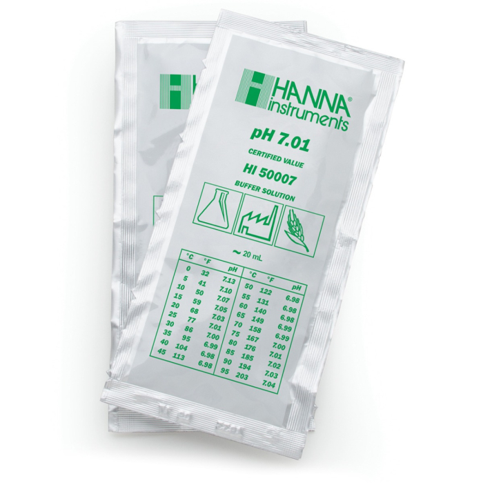 pH 7.01 Plic tampon de calibrare tehnică (10 x 20mL) [1]