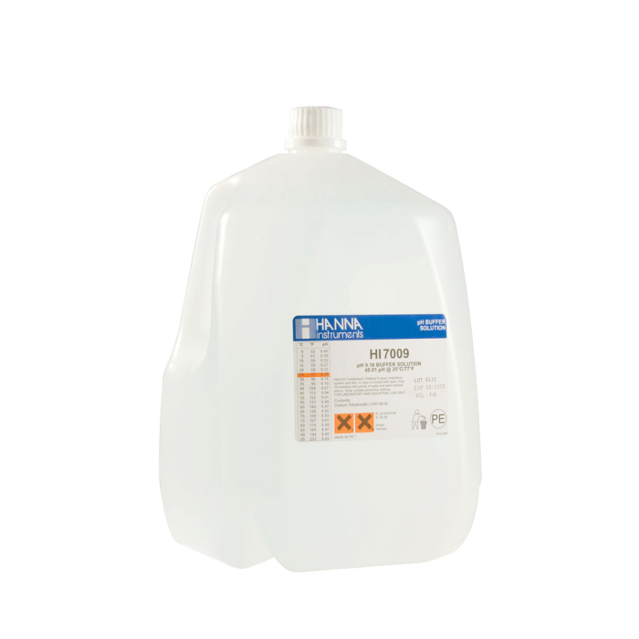 pH 9,18 @ 25°C Tampon de calibrare, sticlă de 3,78 l (1 gal.) [1]