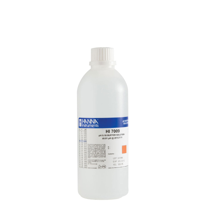 pH 9.18 @ 25°C Tampon de calibrare cu certificat de analiză, flacon de 500 ml [1]