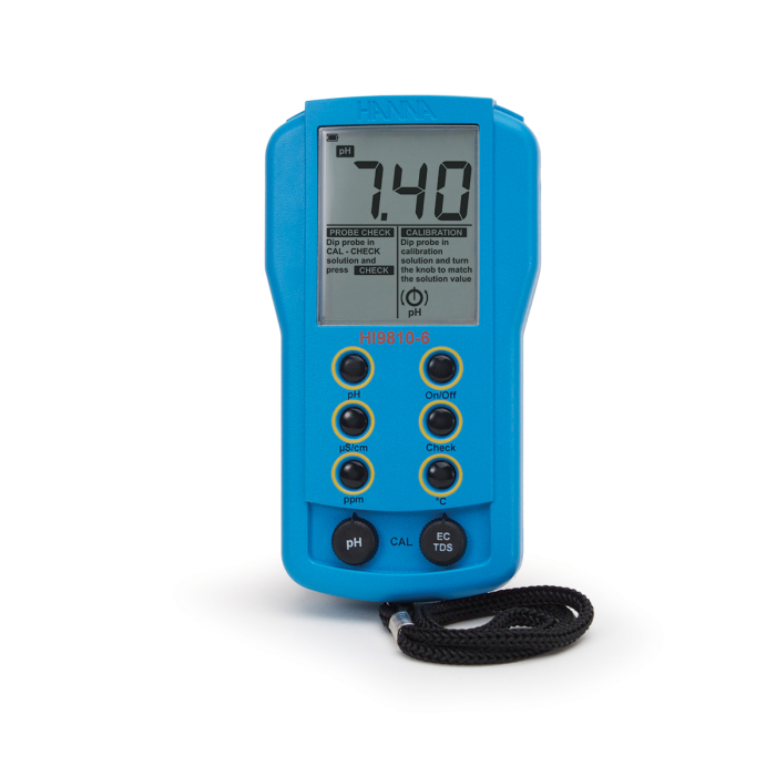 Multiparametru clasic pH/EC/TDS/Temperatură cu CAL Check™, electrod HI1285-61 [1]