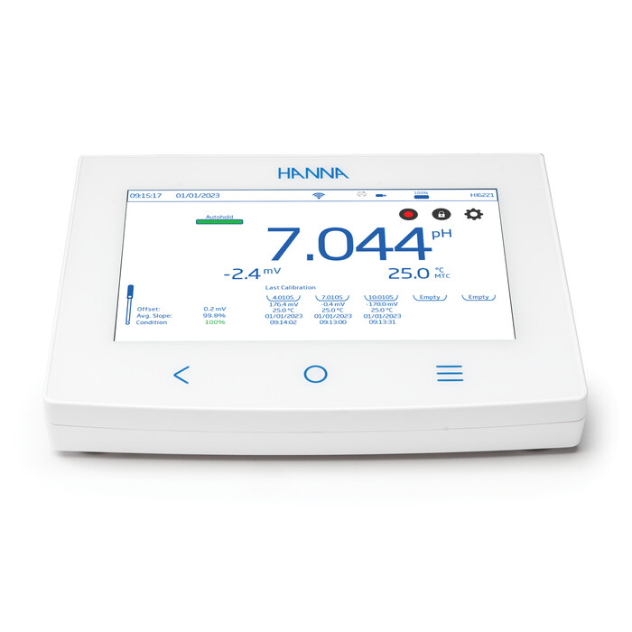 pH/ORP-metru de laborator wireless si ecran tactil de 7 inch - HI6221-02 [4]
