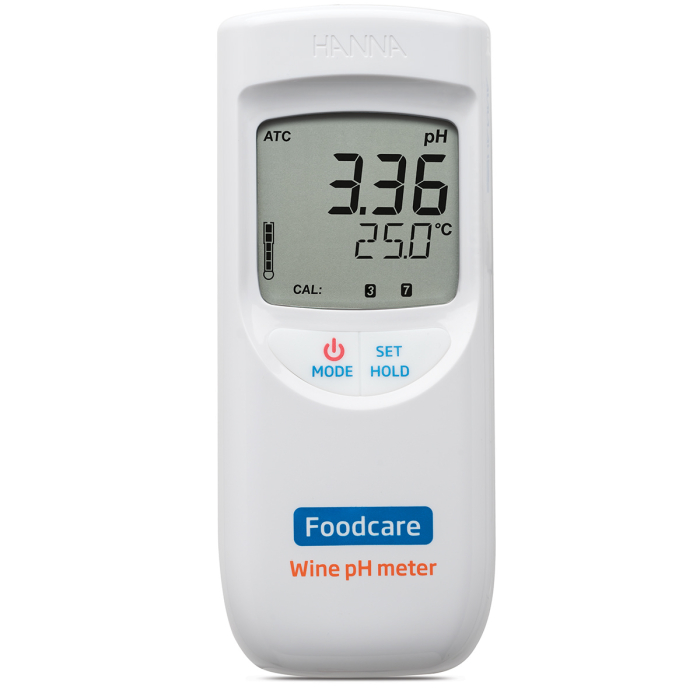 pH-metru portabil pentru vin, cu electrod pH FC10483 [1]