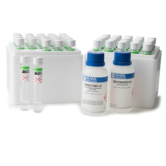Reactivi Fosfor Total, Predozati, Domeniu Mare 0.0 la 32.6 mg/L, cuve de 16mm - 50 de cuve [1]