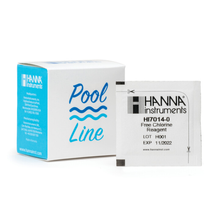 Reactivi clor liber Pool Line , metoda DPD, reactivi pentru 25 de teste (Clor liber) [1]