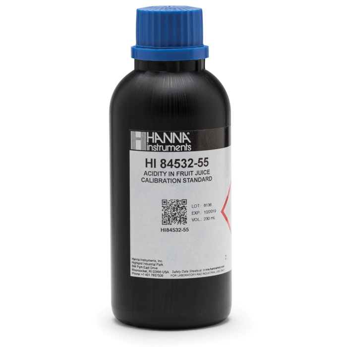 Standard de calibrare a pompei pentru aciditatea titrabilă în suc de fructe Mini Titrator (230 ml) [1]