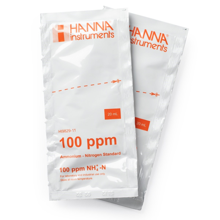Soluție calibrare Amoniac 100 ppm pentru HI9829 (25 plicuri x 20 mL) - HI9829-11 [1]