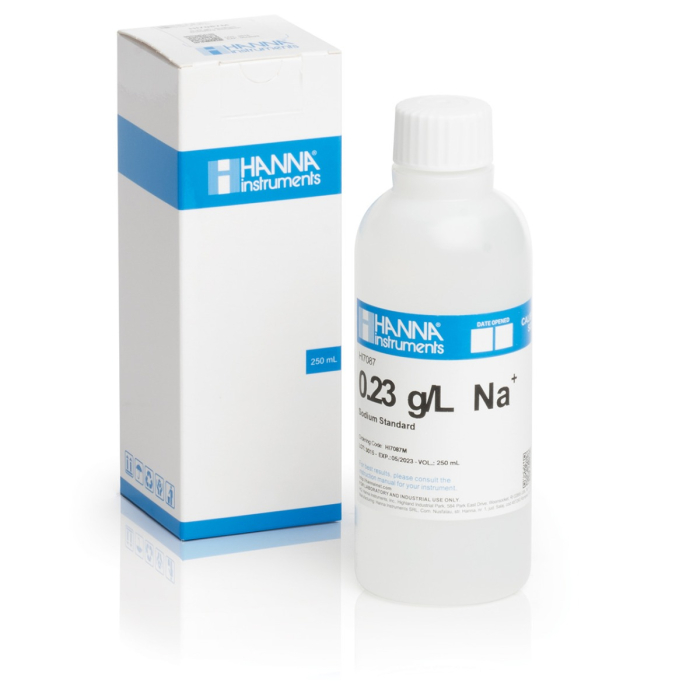 Soluție standard la 0,23 g/L Na+, sticlă de 230 ml [1]