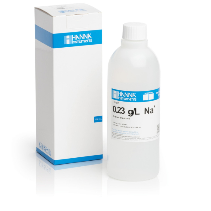 Soluție standard la 0,23 g/L Na+, flacon de 500 ml [1]