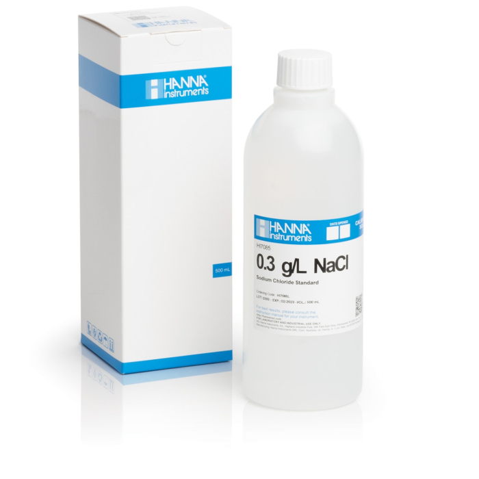 Soluție standard la 0,3 g/L NaCl, flacon de 500 ml [1]