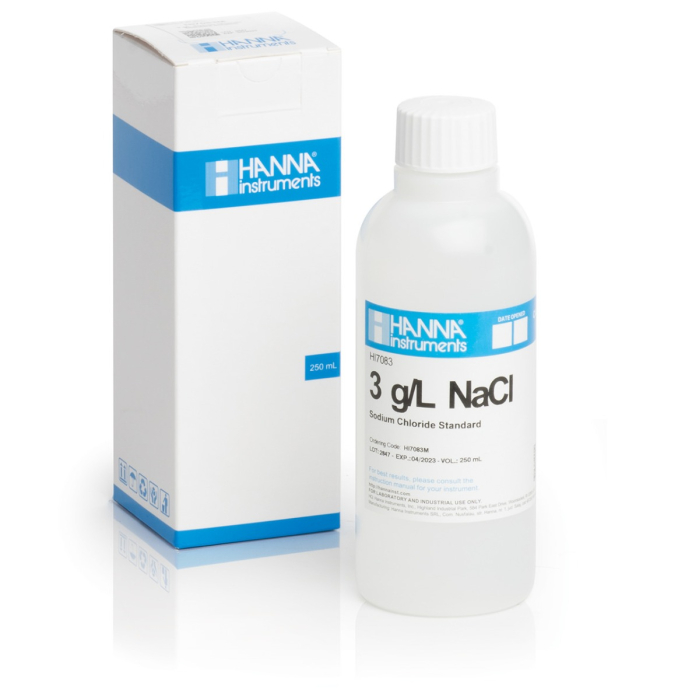 Soluție standard la 3,0 g/L NaCl, sticlă de 230 ml [1]