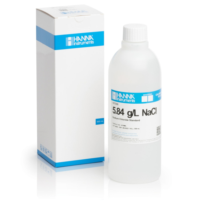Soluție standard la 5,84 g/L NaCl, flacon de 500 ml [1]