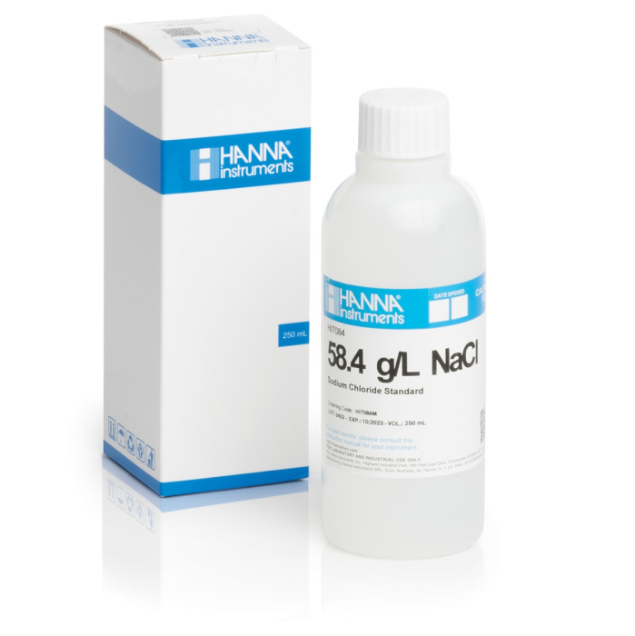 Soluție standard la 58,4 g/L NaCl, sticlă de 230 ml [1]