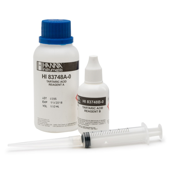 Reactiv pentru Acid Tartaric, 20 de teste, HI83748-20 [1]