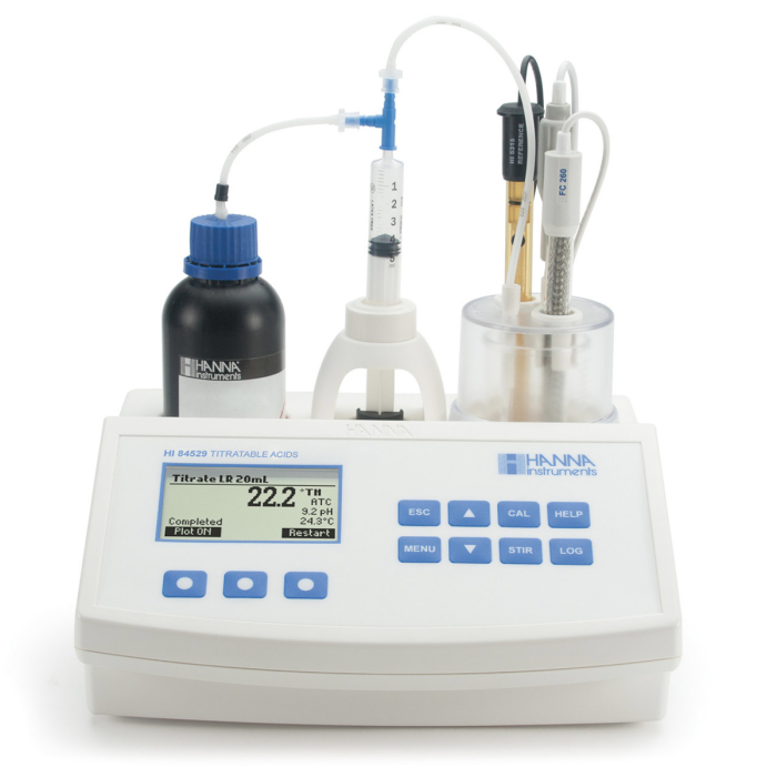 Minititrator pentru aciditatea titrabilă din produsele lactate, 230V [1]