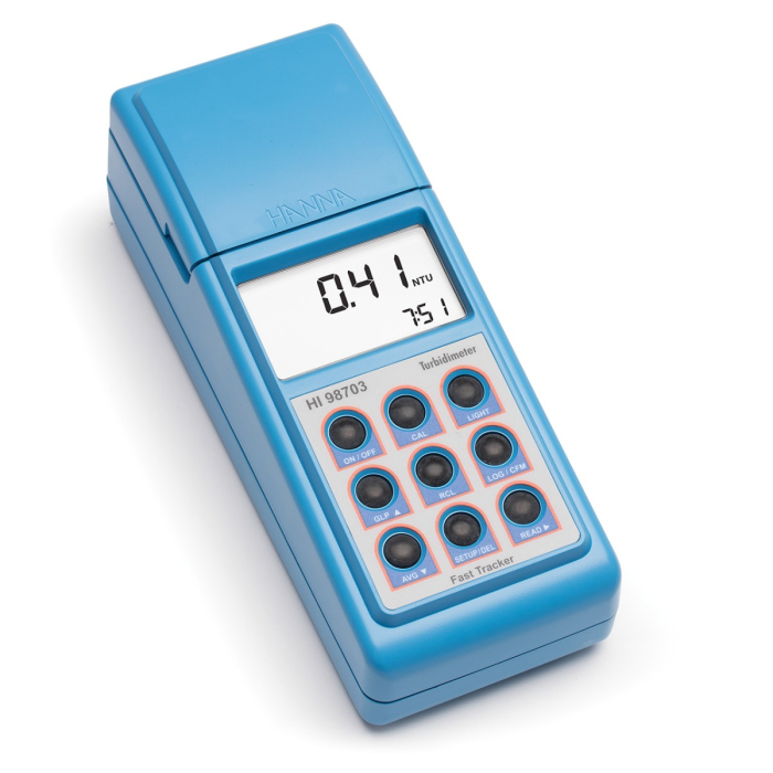 Turbidimetru EPA cu tehnologie Fast Tracker™; Interval de la 0,00 la 9,99; 10,0 până la 99,9 și 100 până la 1000 NTU; 230V [2]