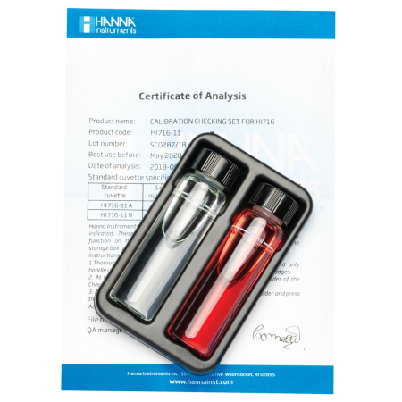 Standarde Cal Check - Set de verificare a calibrării pentru Checker Brom