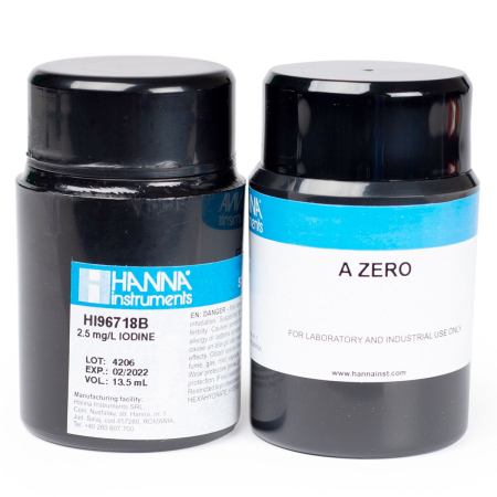Iod - Standarde CAL Check™ pentru iod, 0,0 și 2,5 ppm