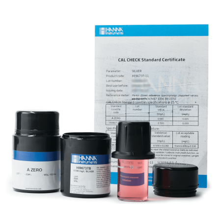 Argint - Standarde CAL Check™ pentru argint, 0,0 și 0,500 ppm